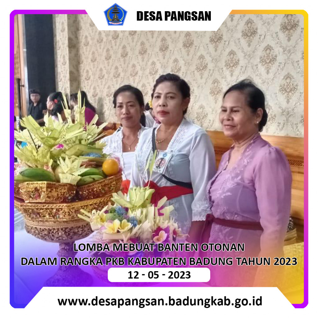 Lomba Membuat Banten Otonan dalam Rangka PKB Kabupaten Badung